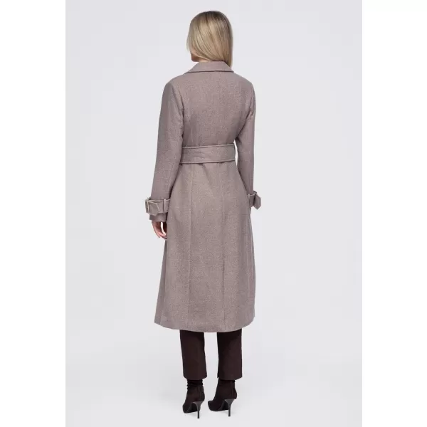  Damenmantel OMBRE OW-CT-E0006 KAFFEEFARBEN 