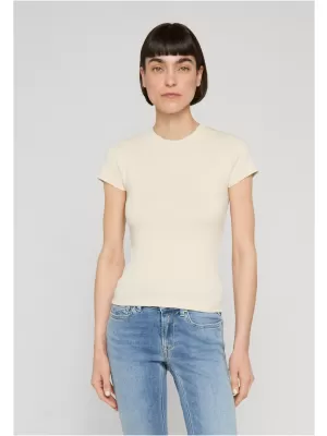 Damen-T-Shirt URBAN CLASSICS TB8569-02903 WEIßER SAND