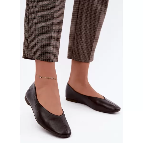  Ballerinas für Damen BOTO JH602P BRAUN 