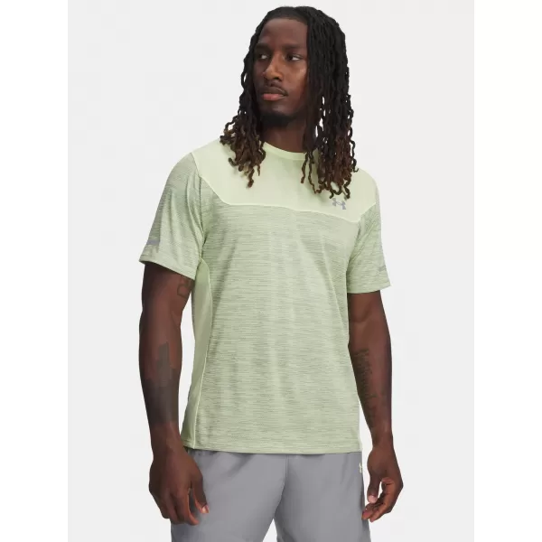  Herren-T-Shirt UNDER ARMOUR TECH UTILITY SS 6004965-391 GRÜN 