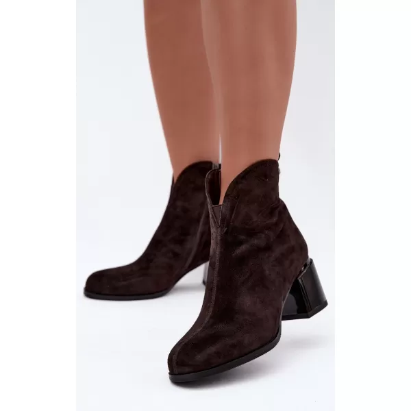  Damen-Stiefeletten VINCEZA 91178 BRAUN 