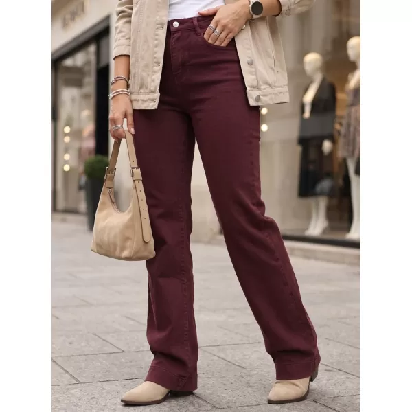  Damenhosen DSTREET UY3105 BURGUND 