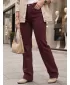 Damenhosen DSTREET UY3105 BURGUND