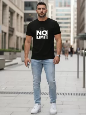 Herren-T-Shirt DSTREET NX0129R-BK SCHWARZ