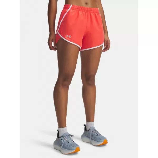  Damen-Shorts UNDER ARMOUR UA FLY BY 3'' SHORTS 1382438-690 ROT 
