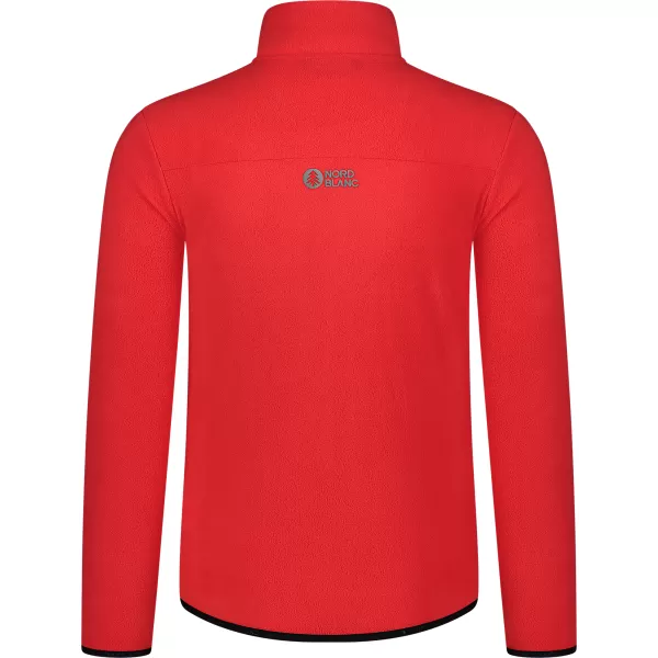  Leichtes Fleece-Sweatshirt für Herren NORDBLANC QUARRY NBSFM8372 ROT 