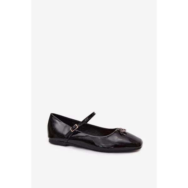  Ballerinas für Damen BOTO 6672-1 SCHWARZ 