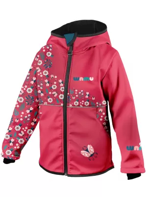 Isolierte Softshelljacke für Kinder WAMU BERUŠKY ROT
