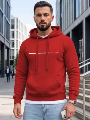 Herren-Sweatshirt DSTREET NX5128BX-18-09 ROT