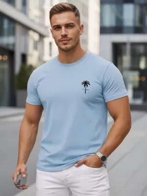 Herren-T-Shirt DSTREET NX5126R-SK HELLBLAU