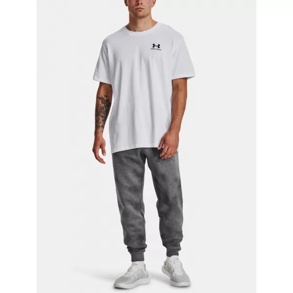  Herren-Jogginghose UNDER ARMOUR UA RIVAL FLEECE PRINTED JGRS 1379777-025 GRAU 