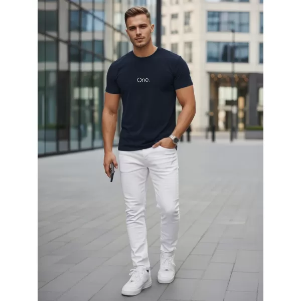  Herren-T-Shirt DSTREET NX5125R-NY DUNKELBLAU 