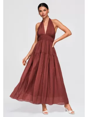 Kleid OMBRE OW-DLR-E0001 BRAUN