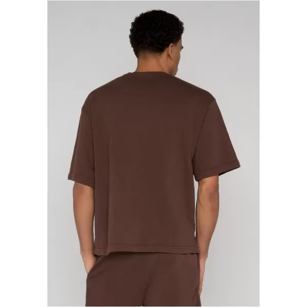  Herren-T-Shirt URBAN CLASSICS TB8097 SCHOKOLADENBRAUN 