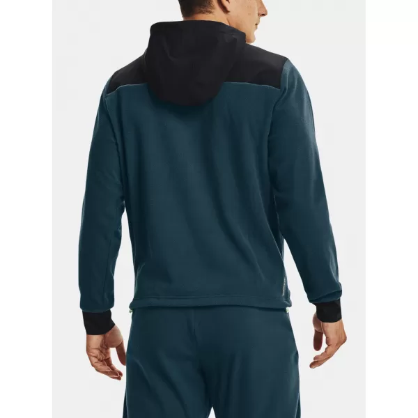  Herren-Sweatshirt UNDER ARMOUR UA RUSH FLEECE HOODIE 1366177-413 BLAU 