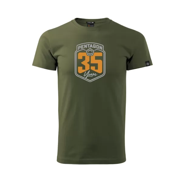  Herren-T-Shirt PENTAGON PRIME T-SHIRT ANNIVERSARY K09061-AN GRÜN 