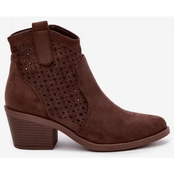  Damenschuhe S.BARSKI HY62-8149 KAFFEE 