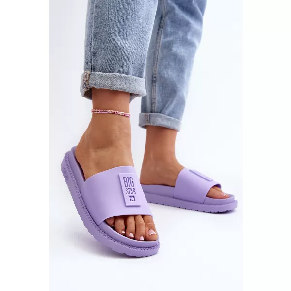  Damenhausschuhe BIG STAR SHOES LL274426 VIOLETT 