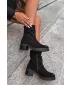 Damen-Stiefeletten S.BARSKI HY62-8100 SCHWARZ