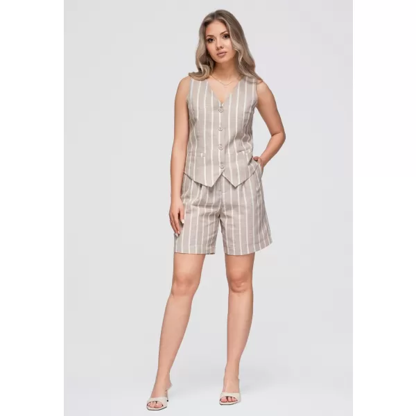  Damen-Shorts OMBRE OW-ST-E0017 BEIGE 