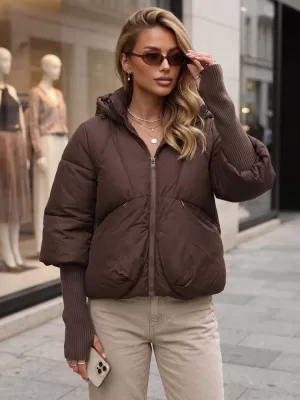 Damenjacke DSTREET TY5895 BRAUN