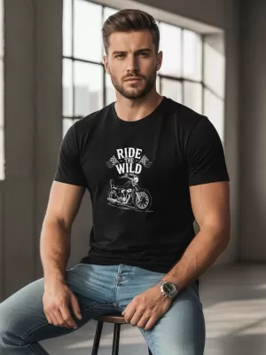 Herren-T-Shirt DSTREET NX056R SCHWARZ