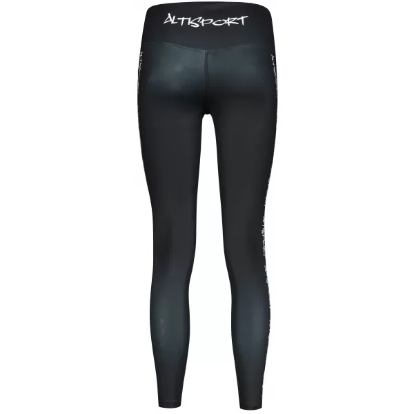  Lange Premium-Leggings für Damen (neue Größen) ALTISPORT VOJ/ALW021LEG05 SCHWARZ 