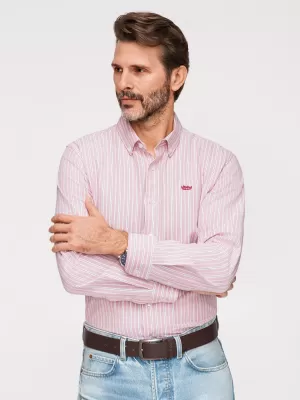Herrenhemd OMBRE K703 ROSA