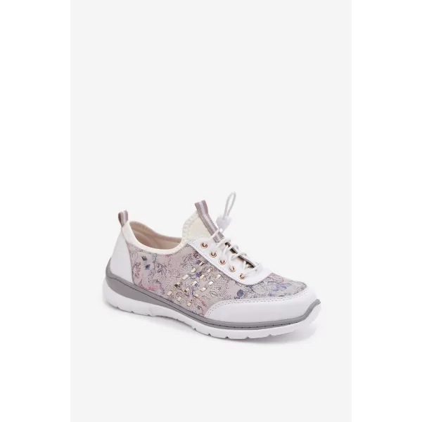  Damen-Sneaker D&A GR61-5990 WEIß 