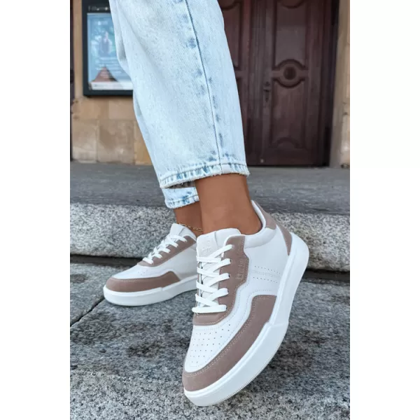  Damen-Sneaker BIG STAR SHOES UU274275 WEIß/BEIGE 