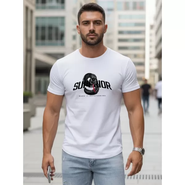  Herren-T-Shirt DSTREET NX5019R-WH WEIß 