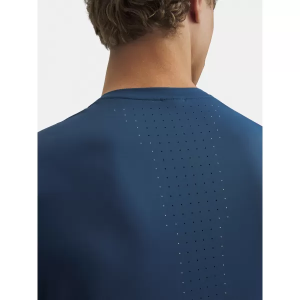  Herren-T-Shirt UNDER ARMOUR VELOCITI PRO SHORTSLEEVE 6009506-498 BLAU 