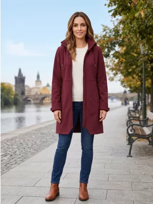 Warmer Softshellmantel für Damen ALPINE PRO IBORA 2 RHODODENDRON