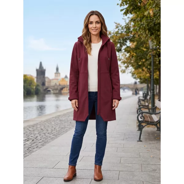  Warmer Softshellmantel für Damen ALPINE PRO IBORA 2 RHODODENDRON 
