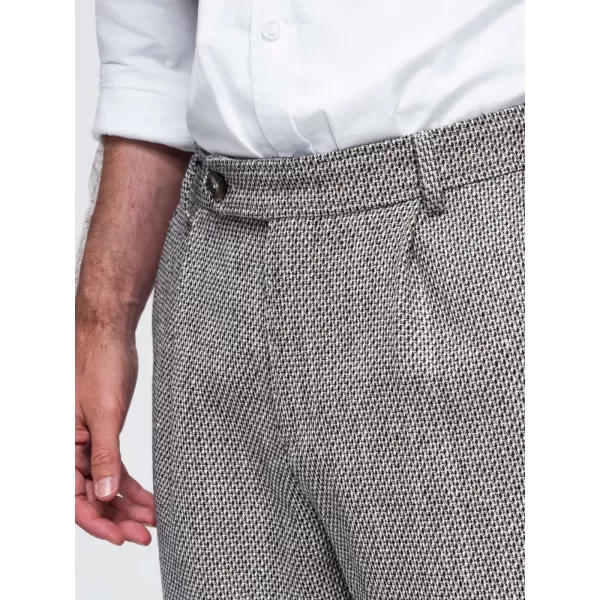  Herrenhosen OMBRE OM-PACP-0315 BRAUNE MELANGE 