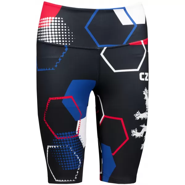  Damen Premium-Funktionsleggings oberhalb des Knies (neue Größen) ALTISPORT VOJ/ALW036LEG06 HEXA SCHWARZ 