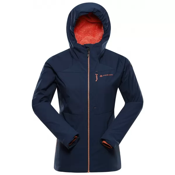  Outdoor-Jacke für Damen ALPINE PRO TEMUNA MONDBESCHIENENER OZEAN 