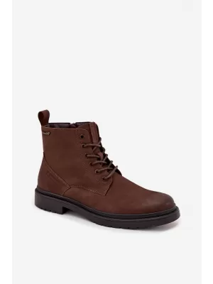 Herren-Stiefeletten BIG STAR SHOES OO174149 BRAUN/BEIGE