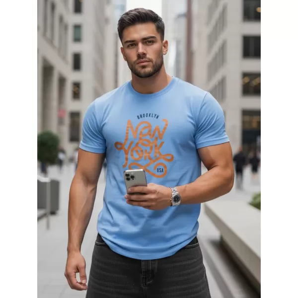  Herren-T-Shirt DSTREET RX5370 BLAU 