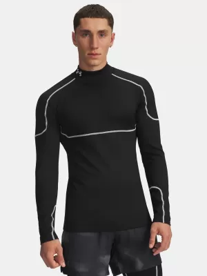 Herren-T-Shirt UNDER ARMOUR COLD WEATHER GRID LS MOCK 6007127-001 SCHWARZ