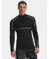 Herren-T-Shirt UNDER ARMOUR COLD WEATHER GRID LS MOCK 6007127-001 SCHWARZ