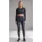 Lange Premium-Leggings für Damen (neue Größen) ALTISPORT VOJ/ALW072LEG05 SCHWARZ