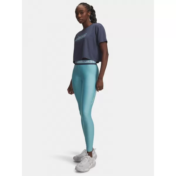  Leggings für Damen UNDER ARMOUR TECH BRANDED LEGGING 6009972-425 BLAU 