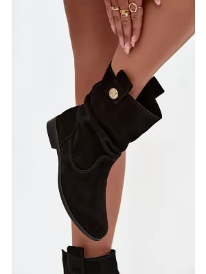 Damen-Stiefeletten ZAZOO 4210 SCHWARZ