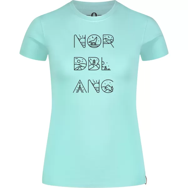  Damen-T-Shirt NORDBLANC RESCUE NBSLT8178 HELLBLAU 