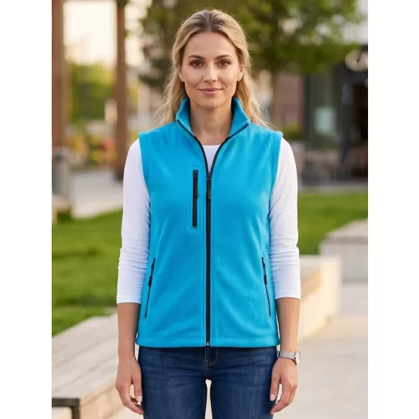  Fleeceweste für Damen MALFINI EXIT W-525 TÜRKIS 