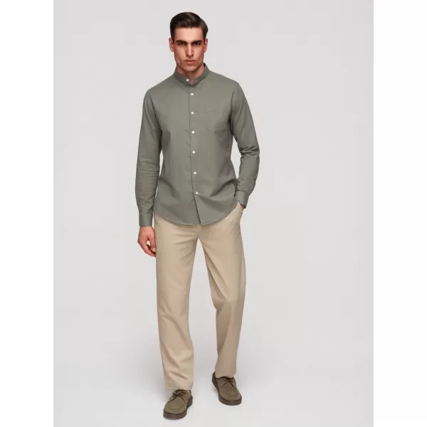  Herrenhemd OMBRE K704 KHAKI 