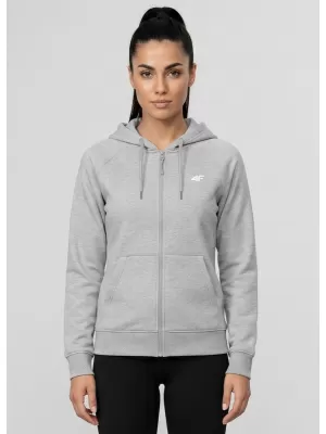 Damen-Sweatshirt 4F WMM00TSWSF2535 KALTE HELLGRAUE MELANGE