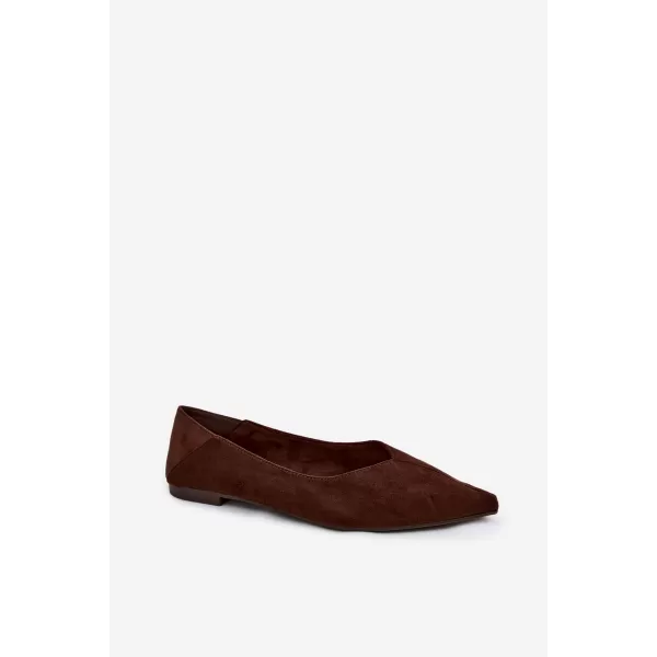  Ballerinas für Damen BOTO JH597 BRAUN 