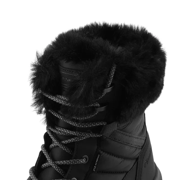  Winterstiefel für Damen ALPINE PRO UGANA SCHWARZ 